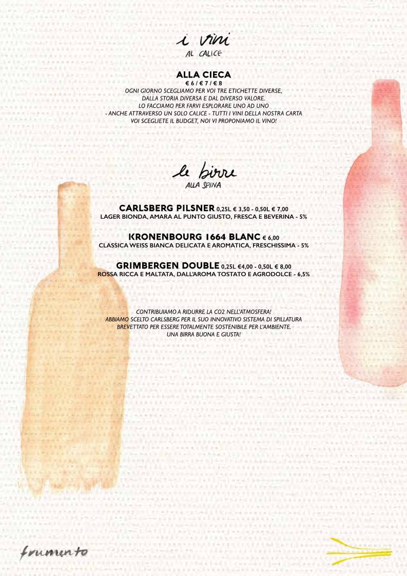 Menu di Frumento Pizzeria Acireale 