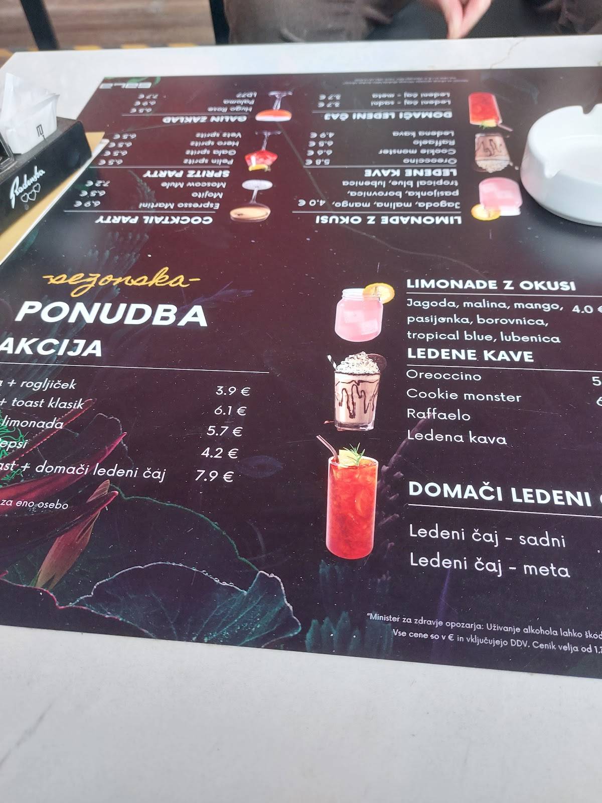 Menu di Gala Cafe 