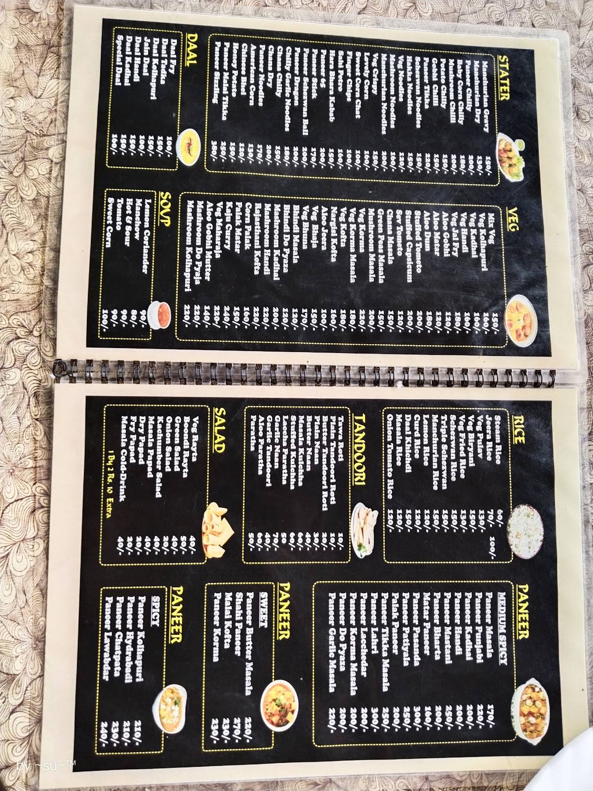 Garden Inn menu