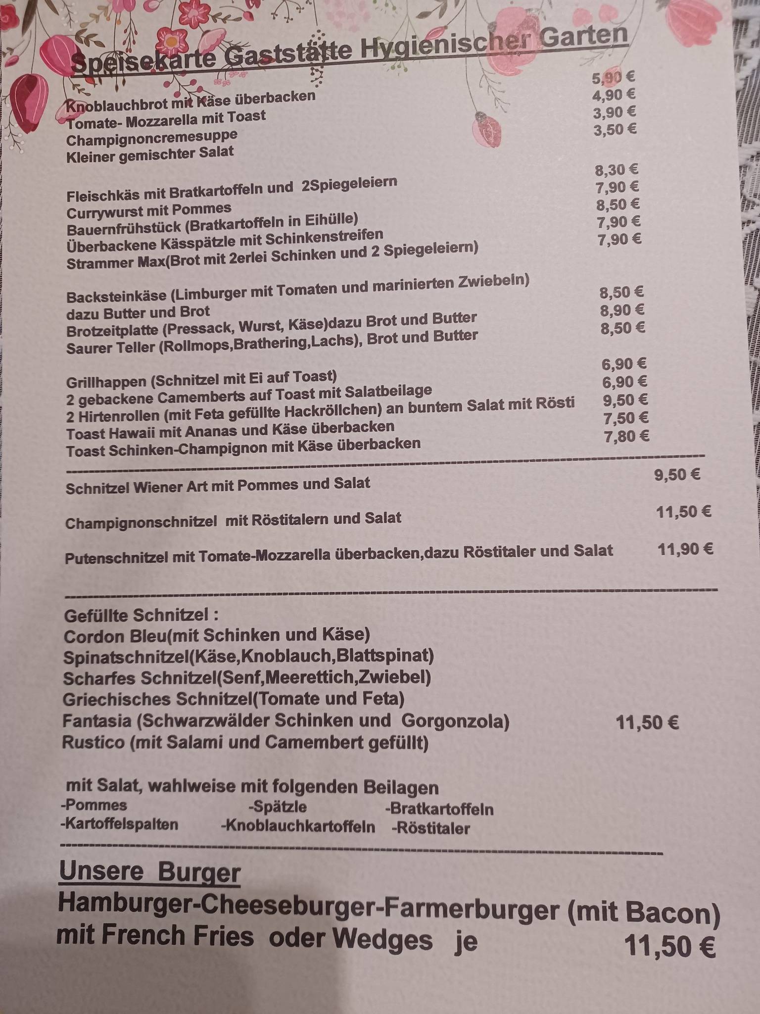 31+ Hygienischer Garten Rehau Speisekarte, Los gehts 10 uhr,