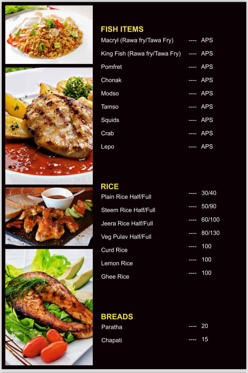 Gaurav Family Restaurant and Bar menu