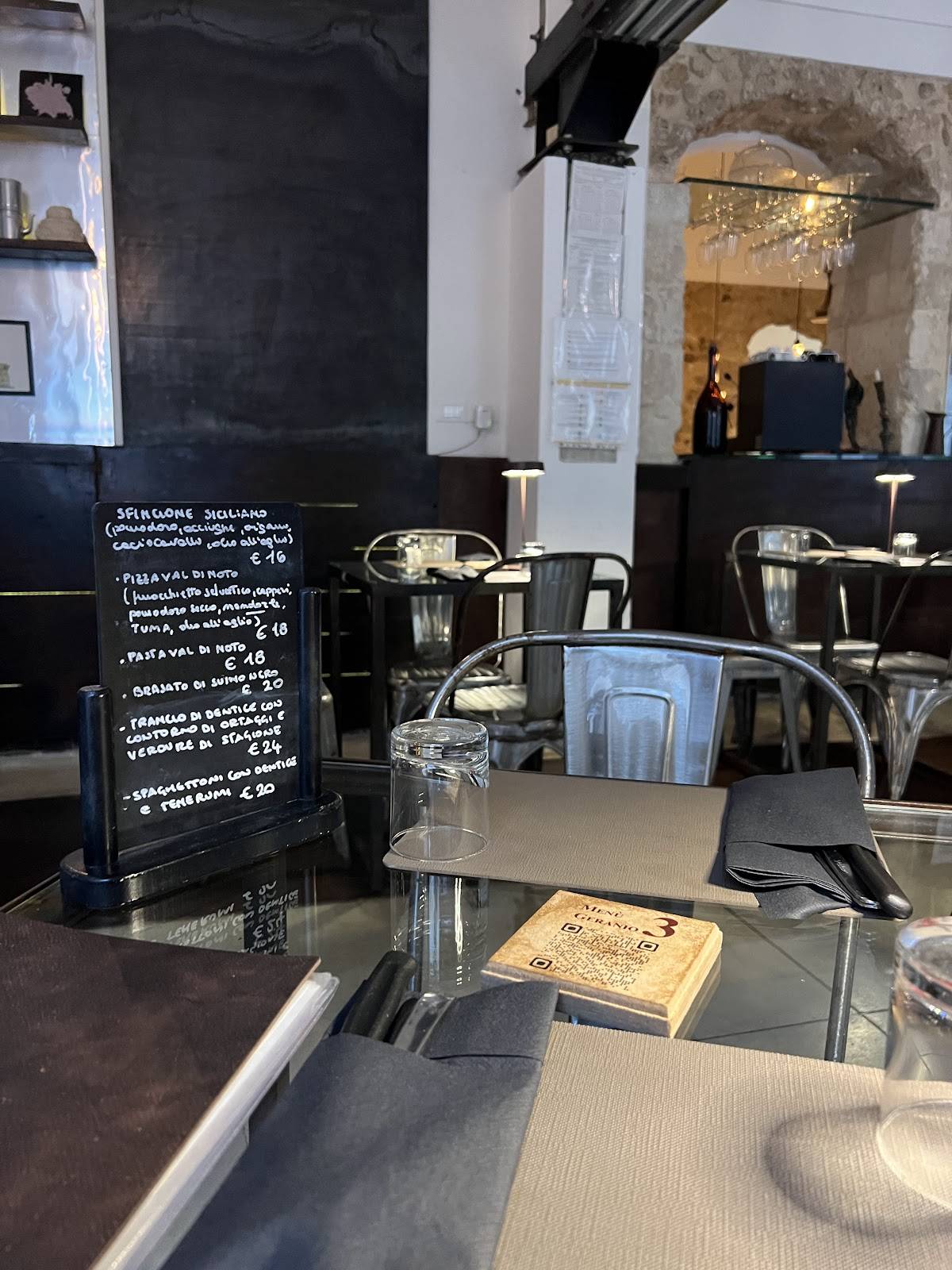 Menu di Geranio Sicilian Food and Drink cucina a km 0 