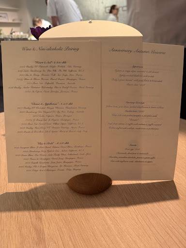 Menu de Geranium