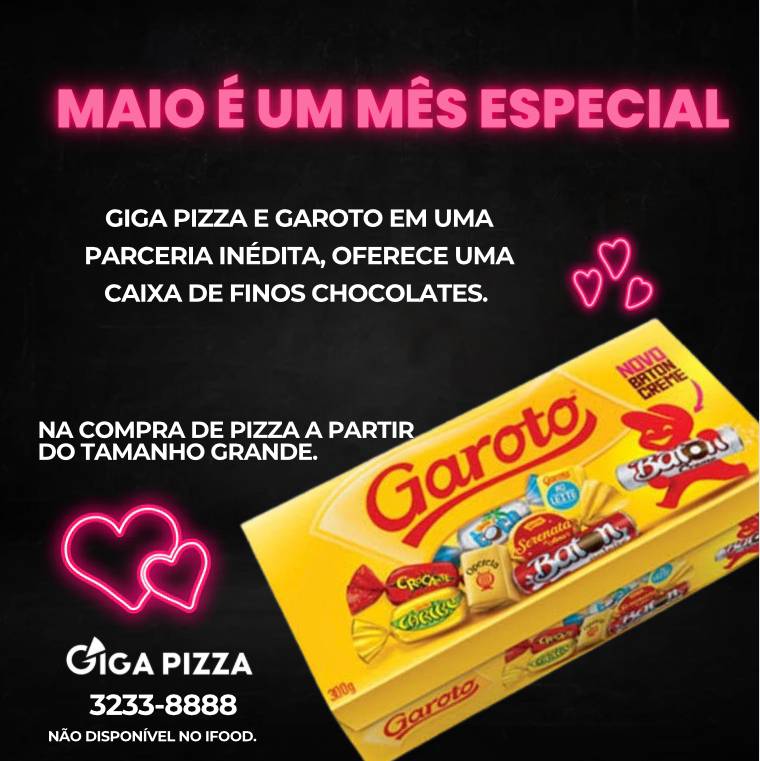 Giga Pizza cardápio