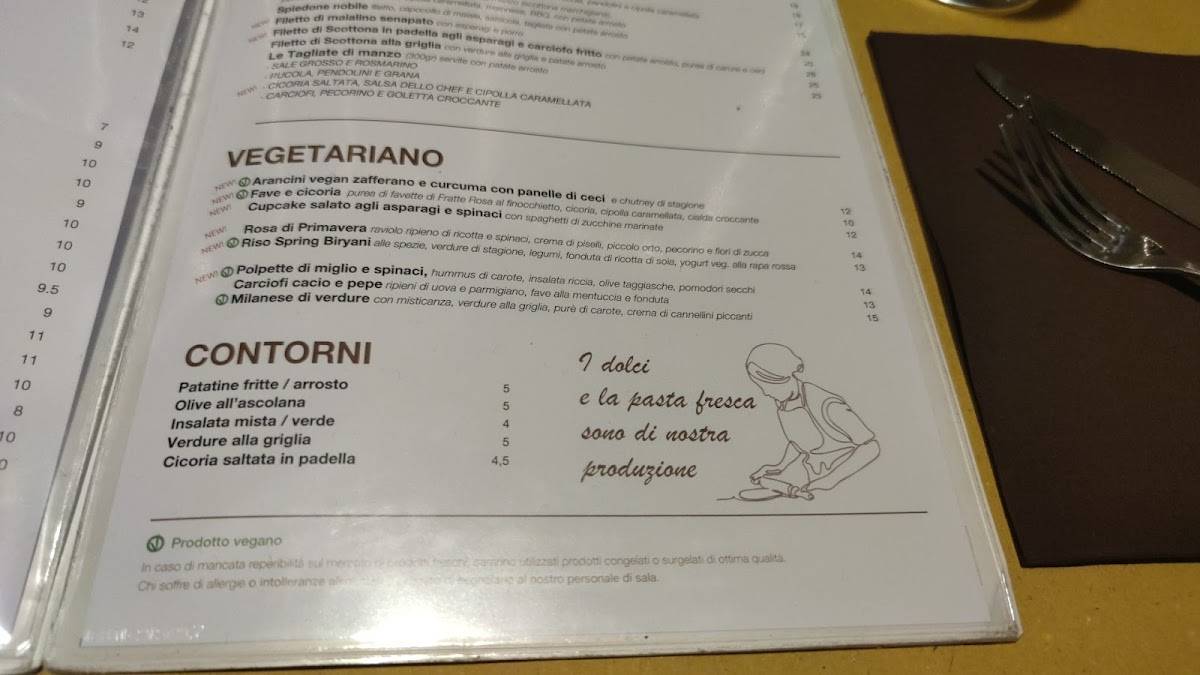 Menu di Gioia Ristorante Pizzeria 