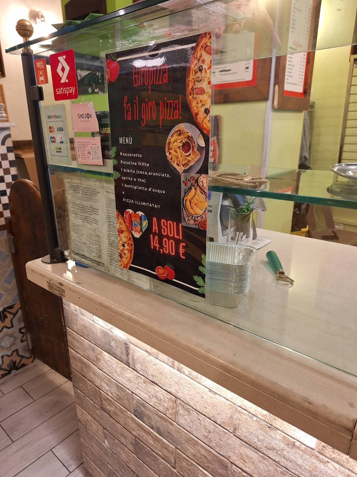 Menu di Giro Pizza 