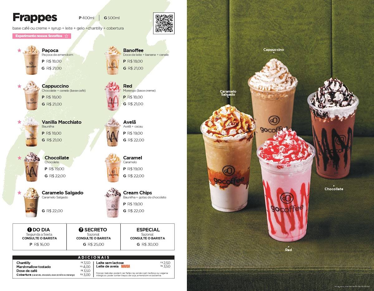GoCoffee Cascavel cardápio