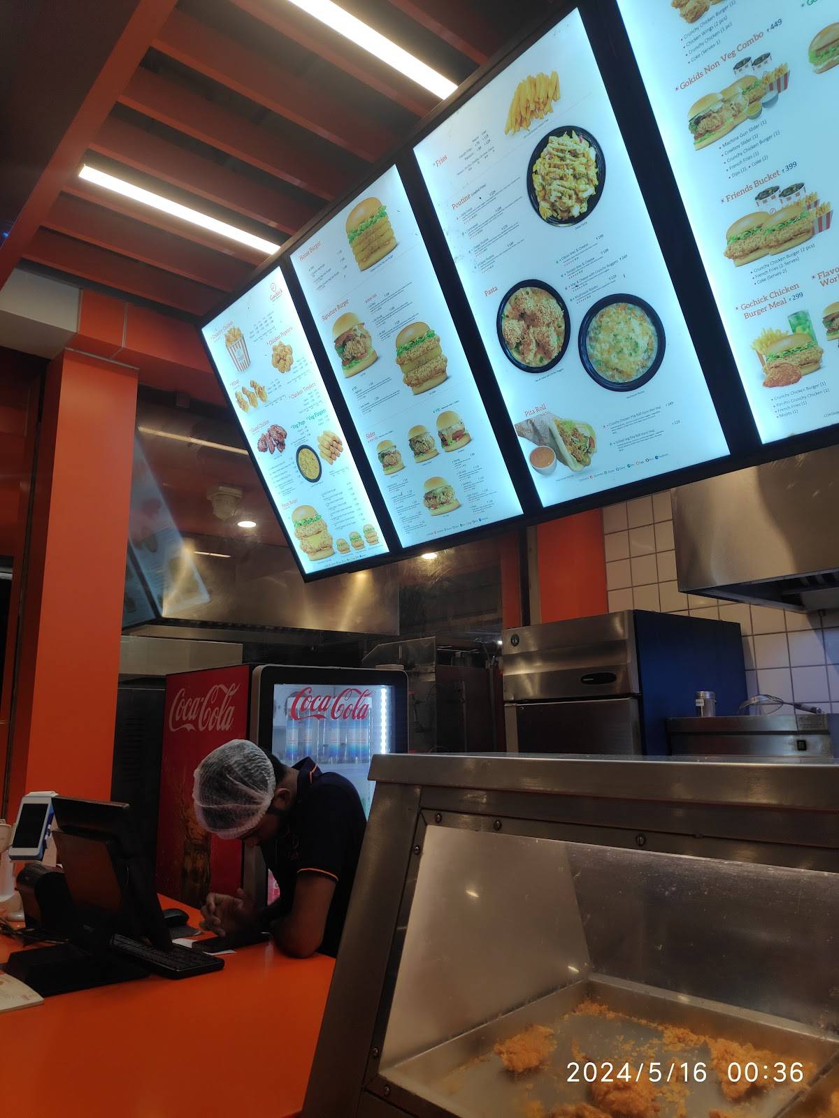 Gochick, HSR Layout menu