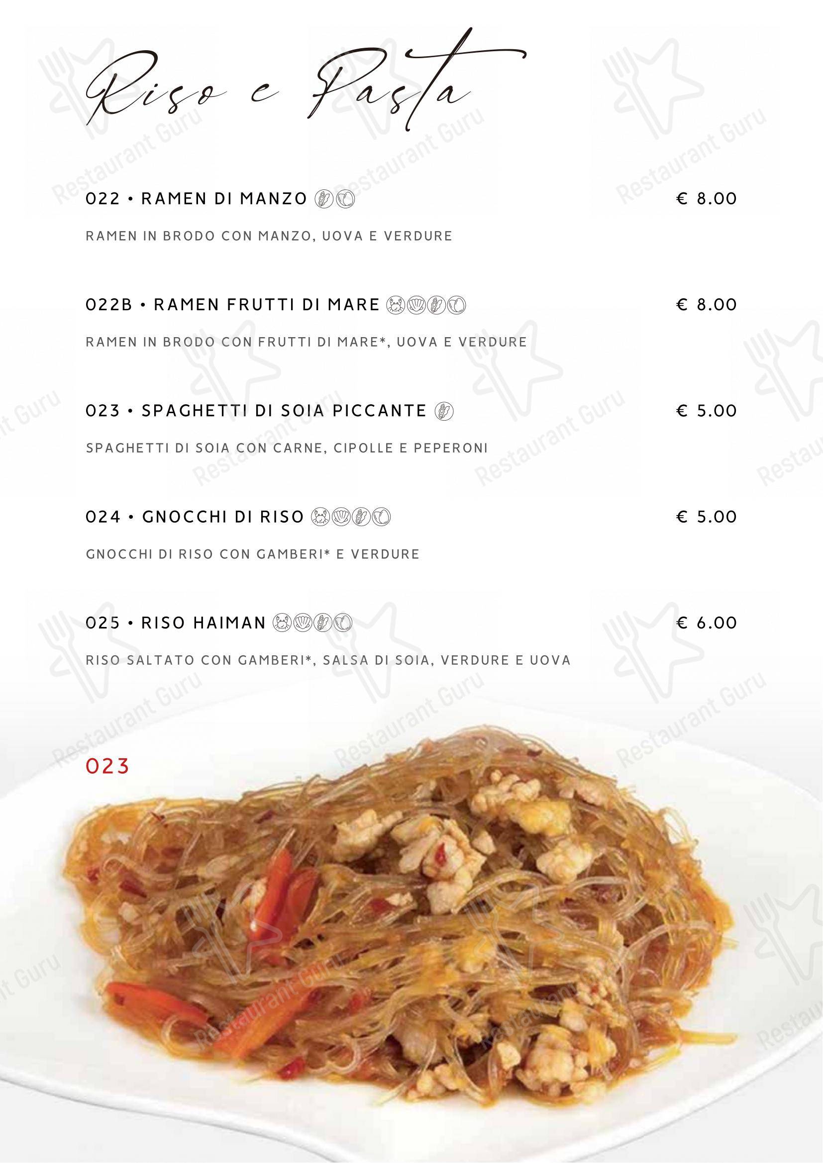 Menu bar per Gohan in Curno