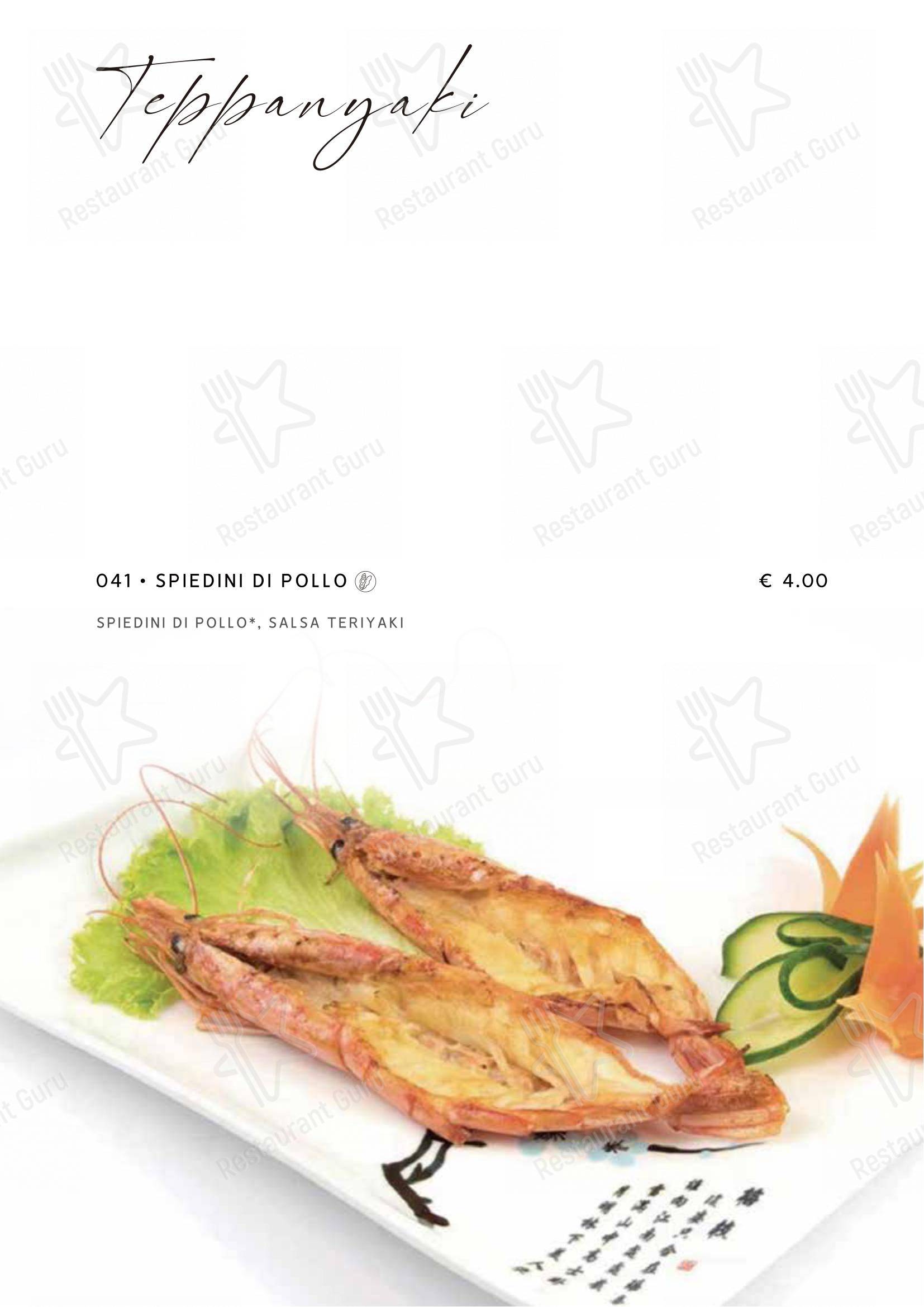 Gohan in Curno - Menu