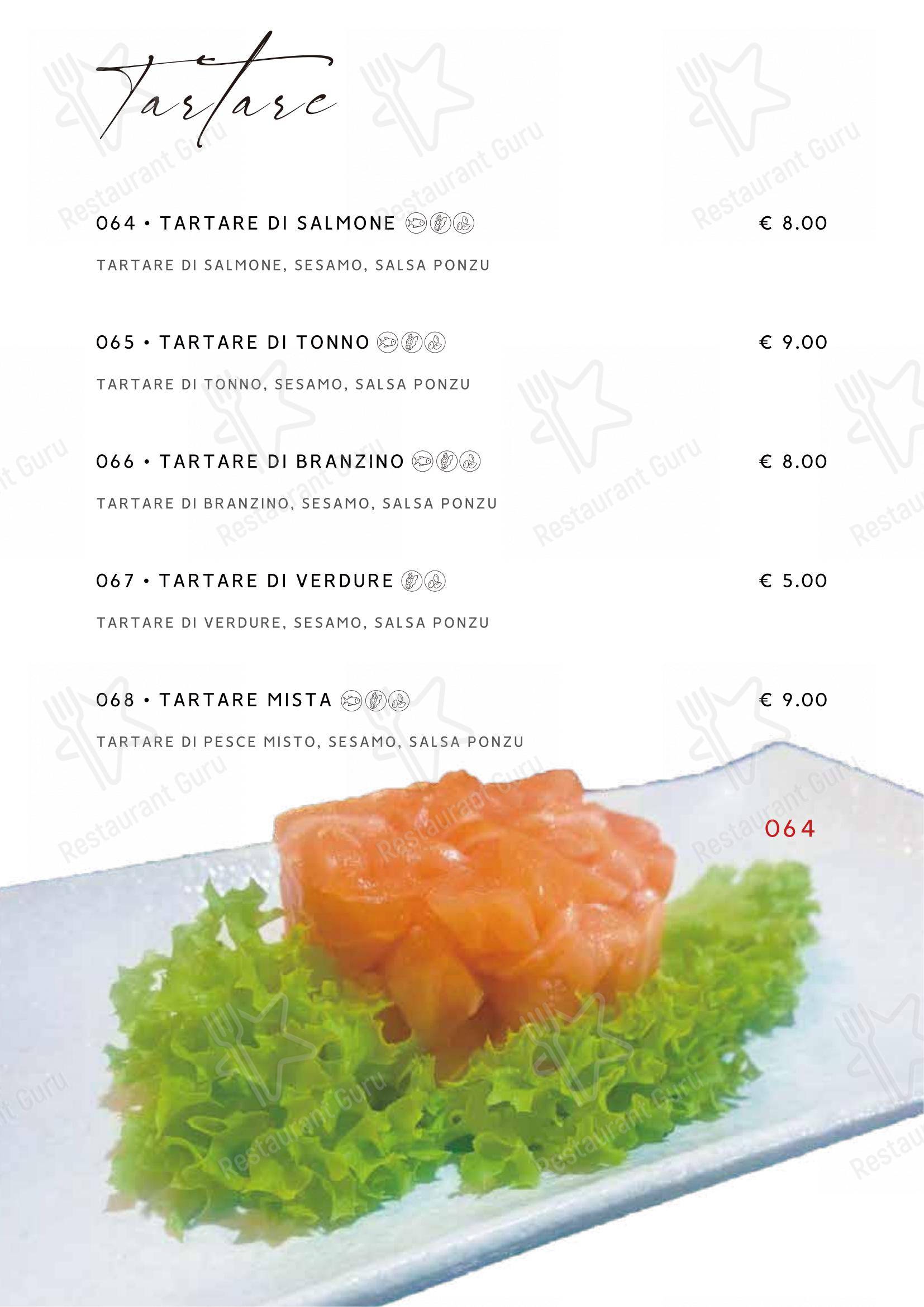 Gohan in Curno - Menu bar