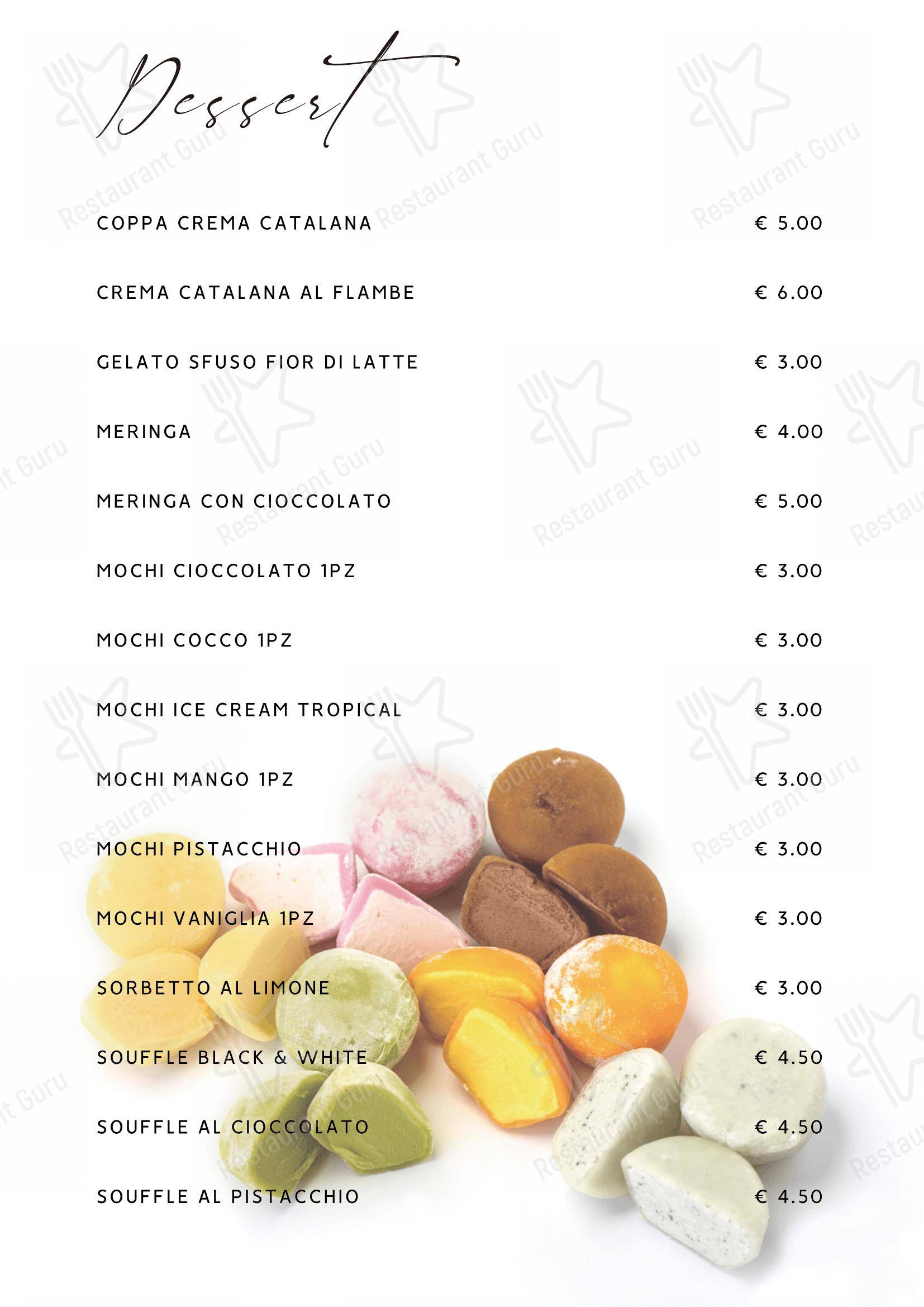 Gohan in Curno - Menu