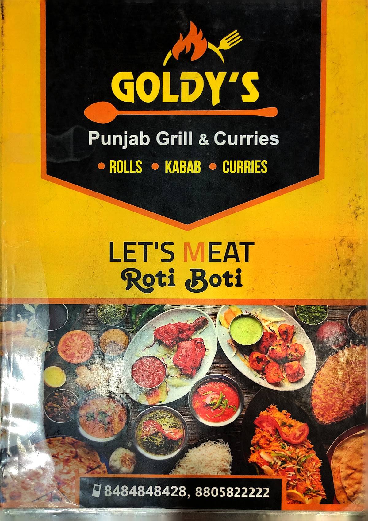 Goldy's Punjab Grill N Curries menu