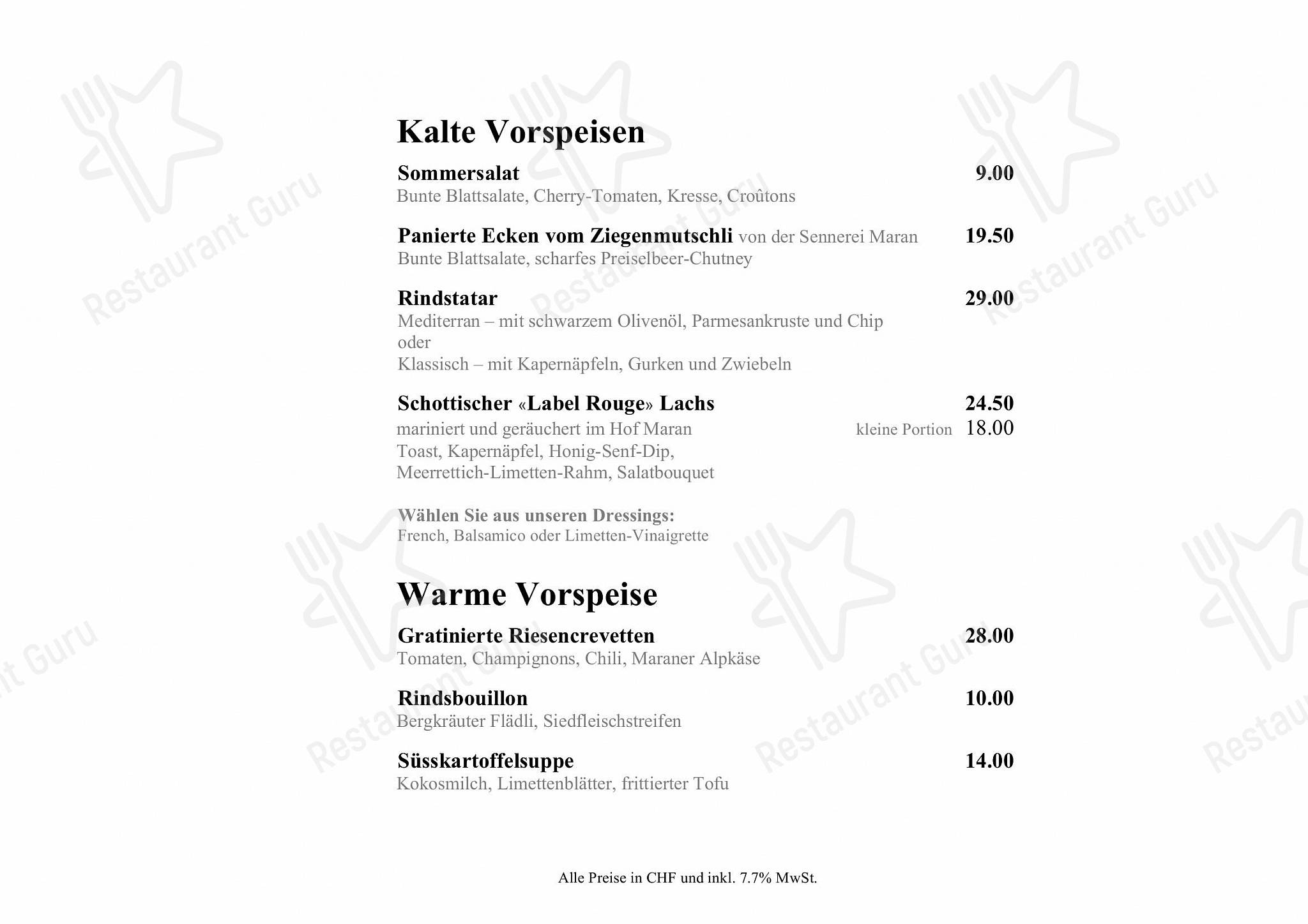 Boronia Catering Menu Pack per Golfhuus goes Asia in Arosa
