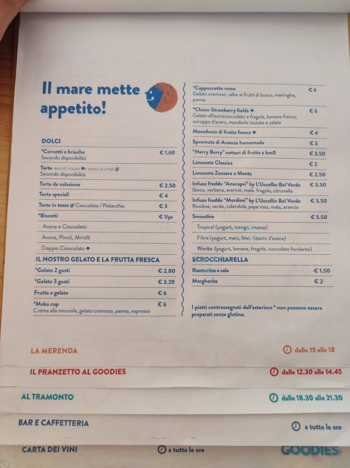 Menu di Goodies 