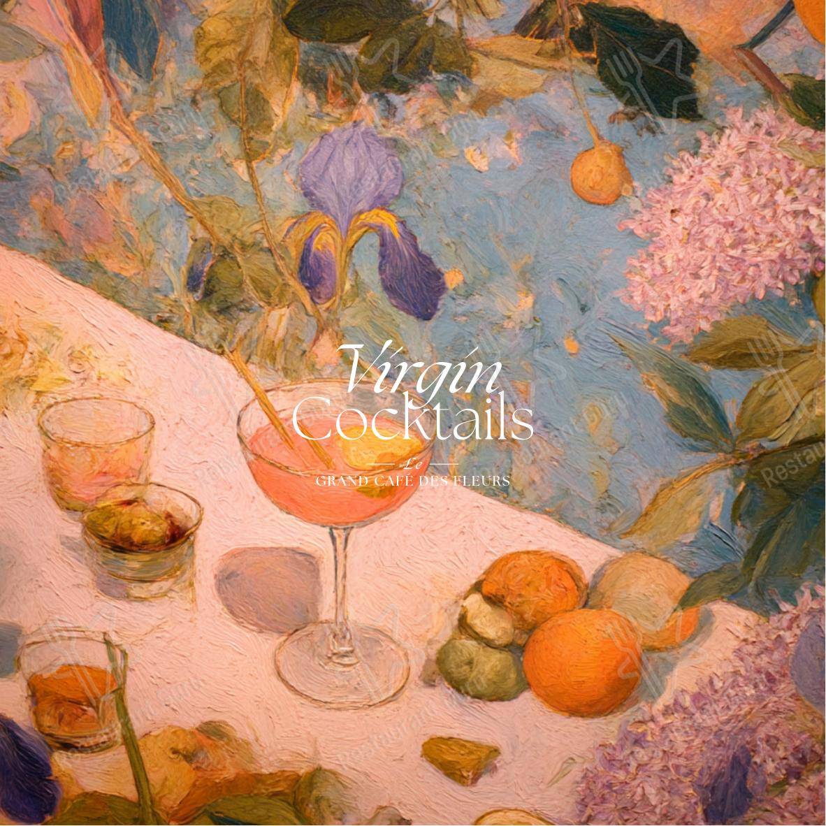 Menu bar pour Grand Café des Fleurs restaurant