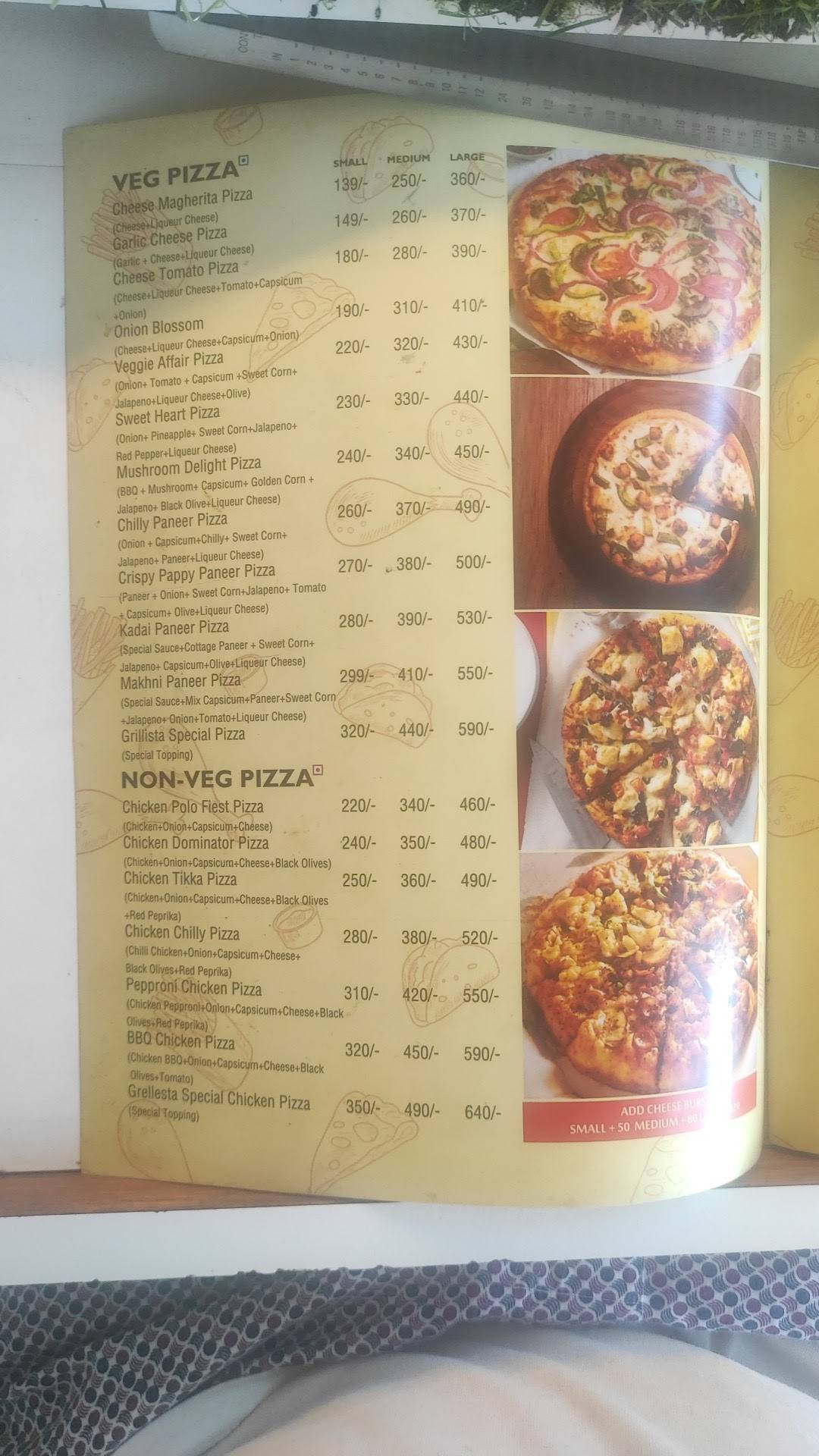 Grillesta Cafe-Best Resturant in Raja Sansi/Cafe/Dining Hall in Raja Sansi/Amritsar menu