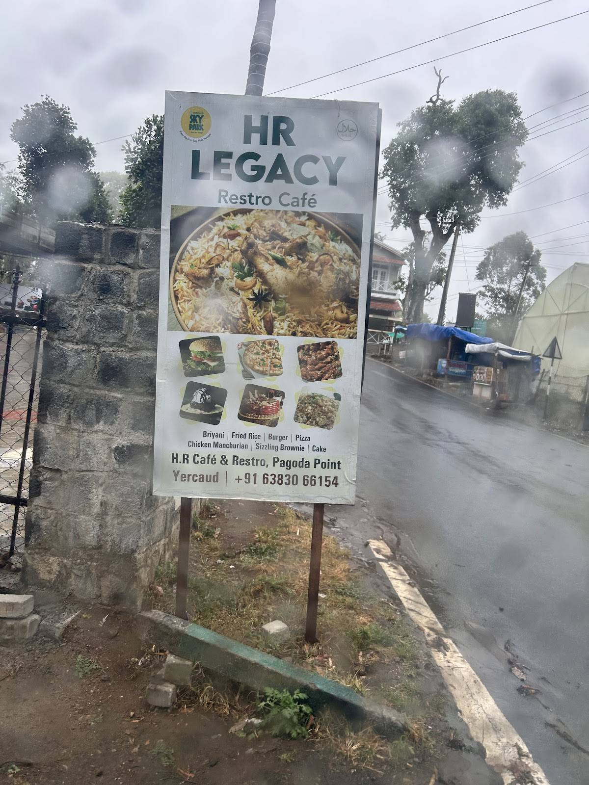 H.R Legacy Cafe & Resto menu