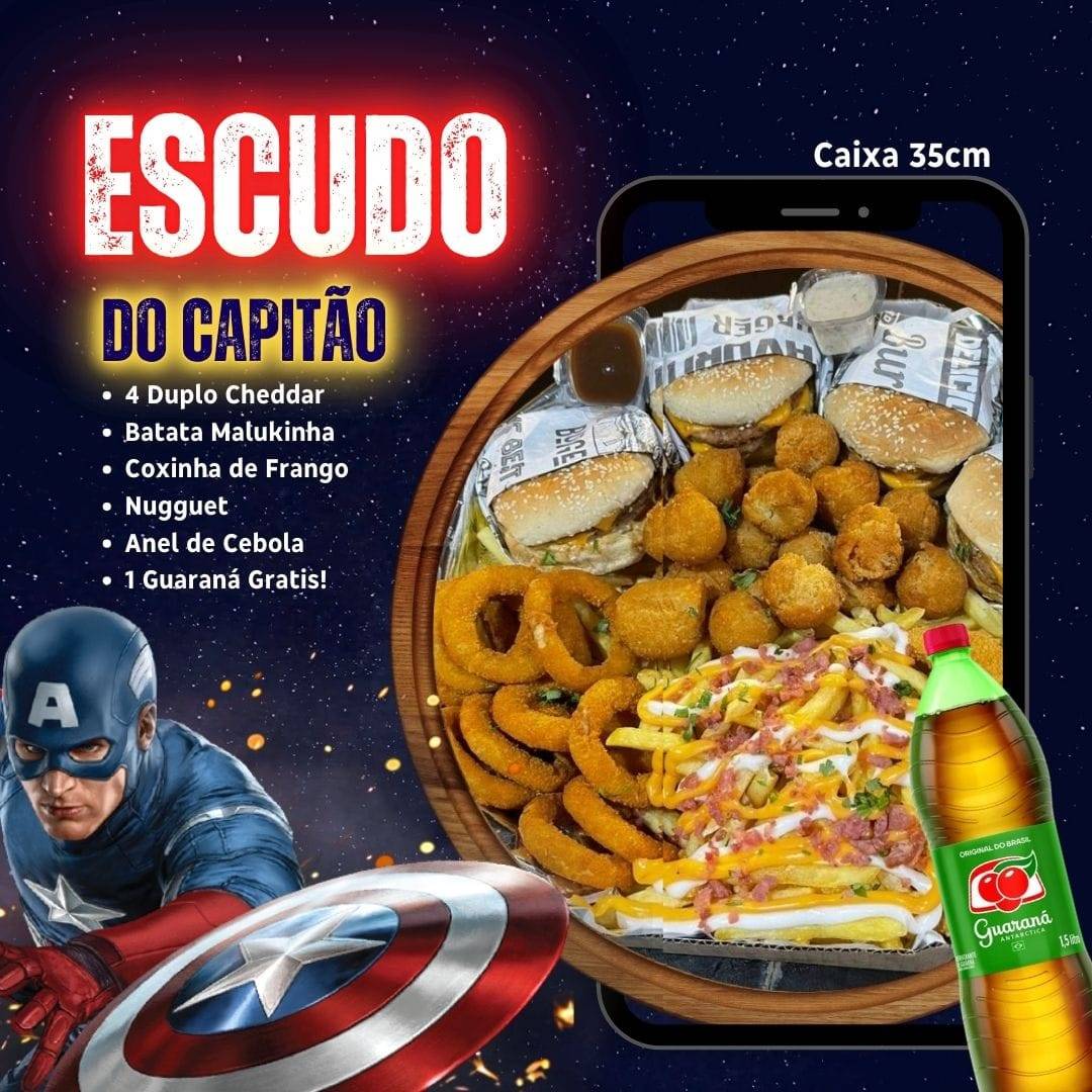 HEROIS DO ALTO HAMBURGUERIA E PETISCARIA cardápio