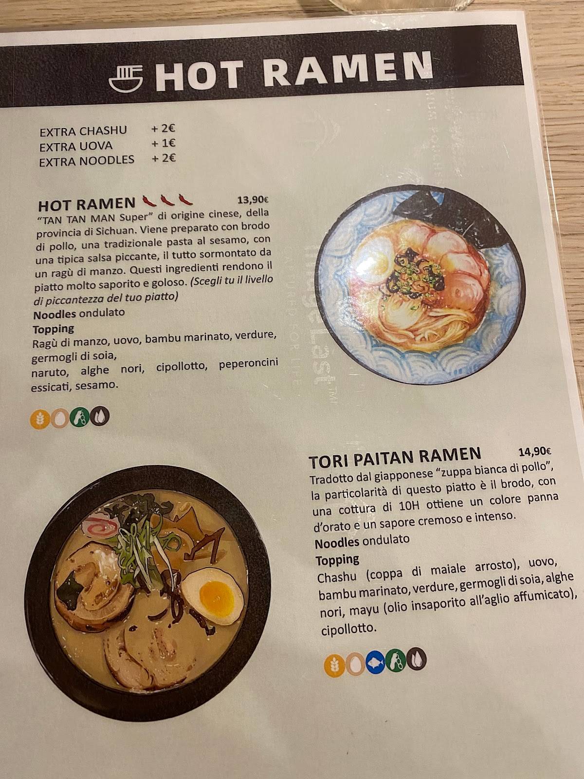 Menu di HOT RAMEN Lunch Ravenna 