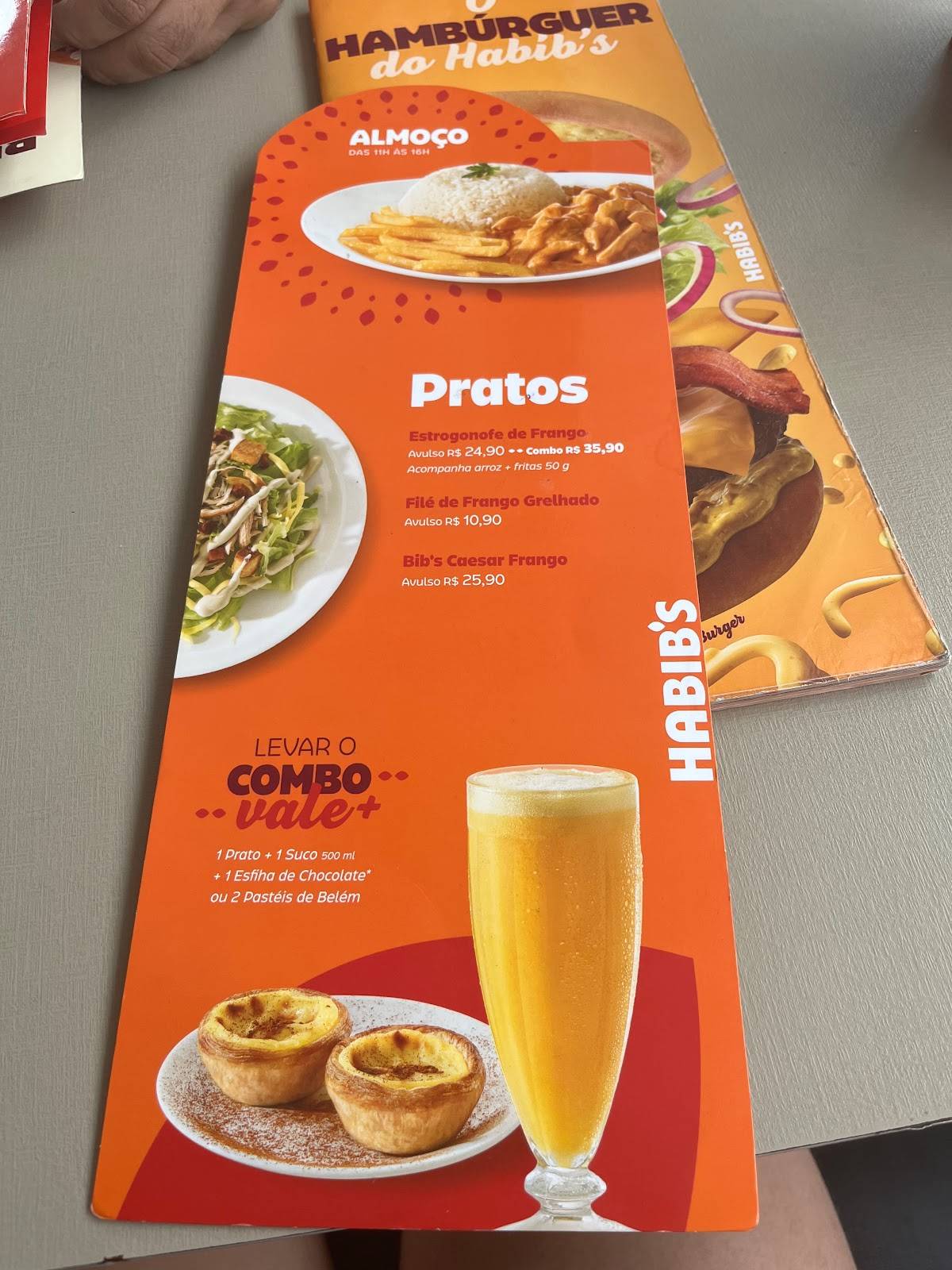 Habib's Cocó cardápio
