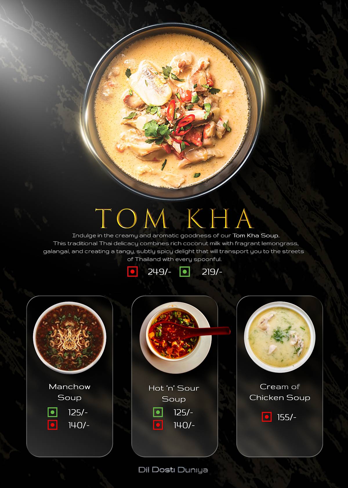 Cafe D3 & Restro menu