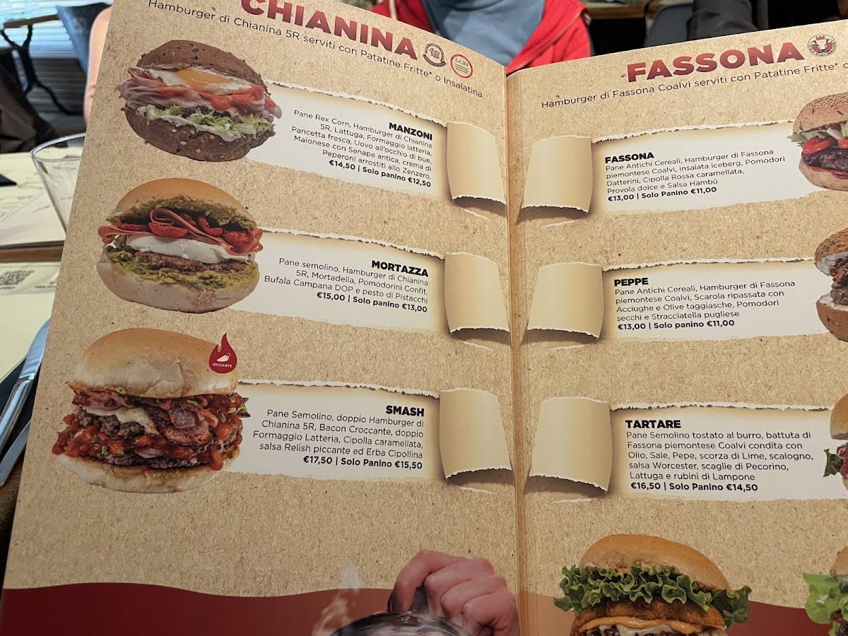 Menu di Hambù - Hamburgeria e Pinsa Romana a Lecco 