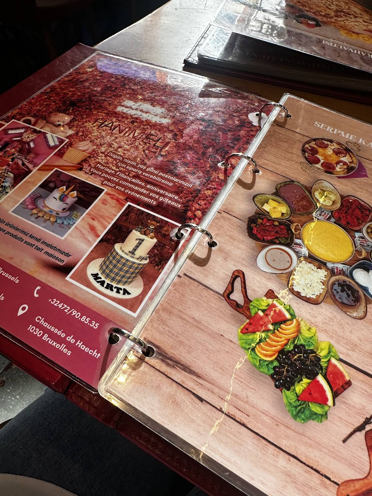 Menu de Hanımeli