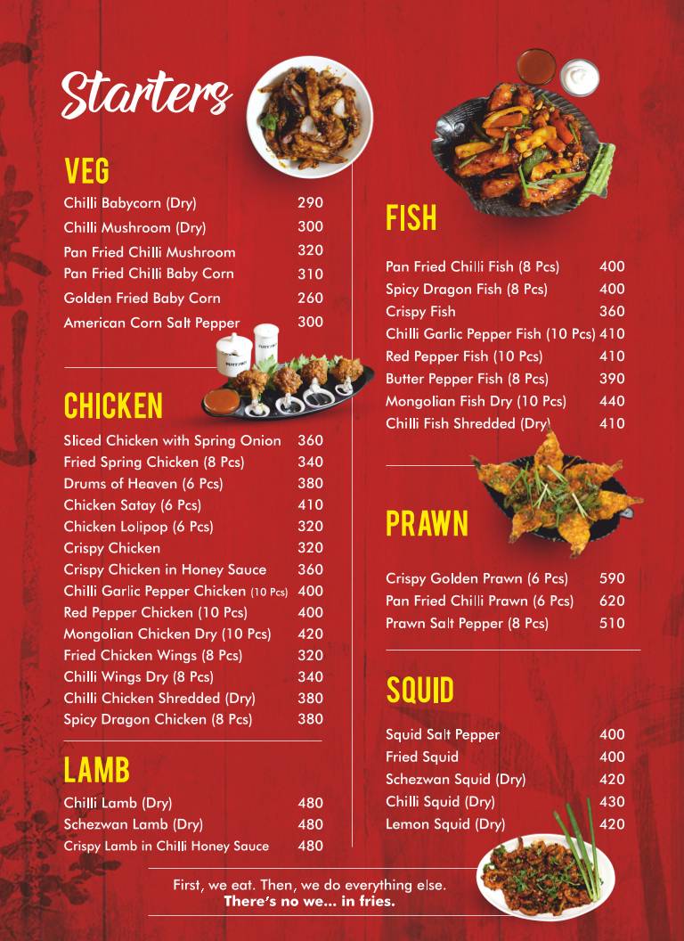 Hatari Restaurant - Garia menu