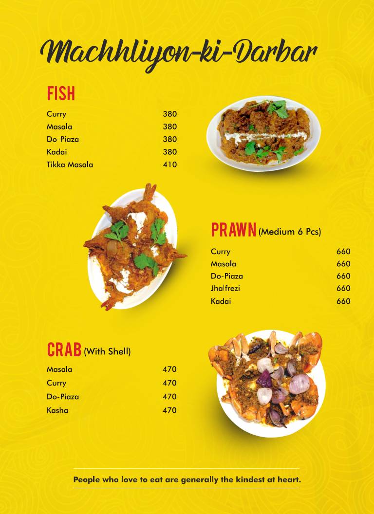 Hatari Restaurant - Garia menu