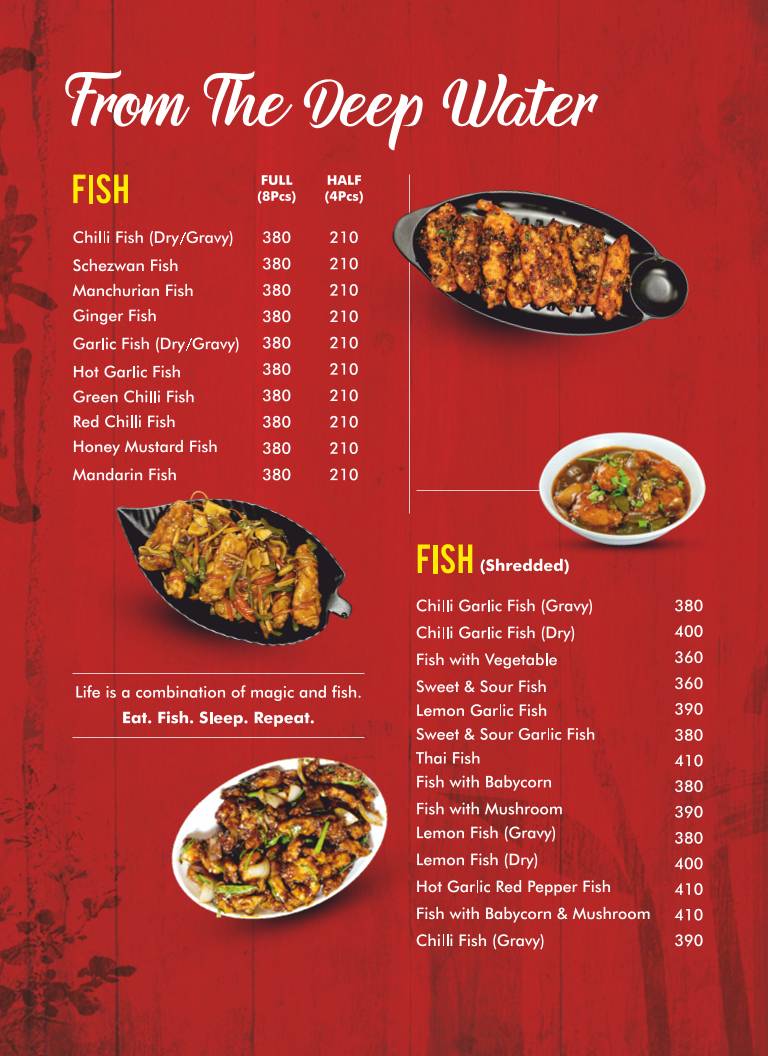 Hatari Restaurant - Garia menu