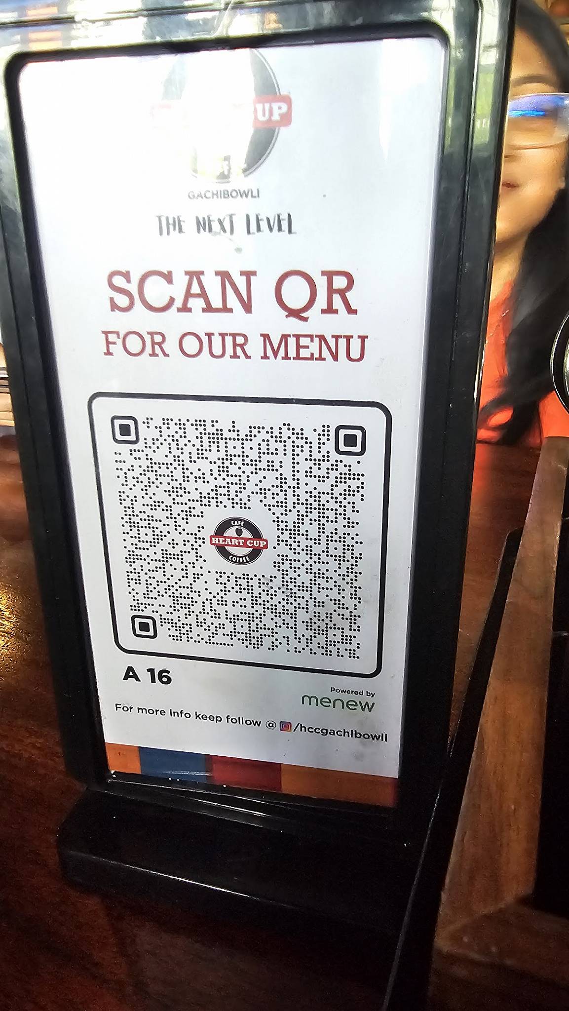 Heart Cup Coffee, Gachibowli menu