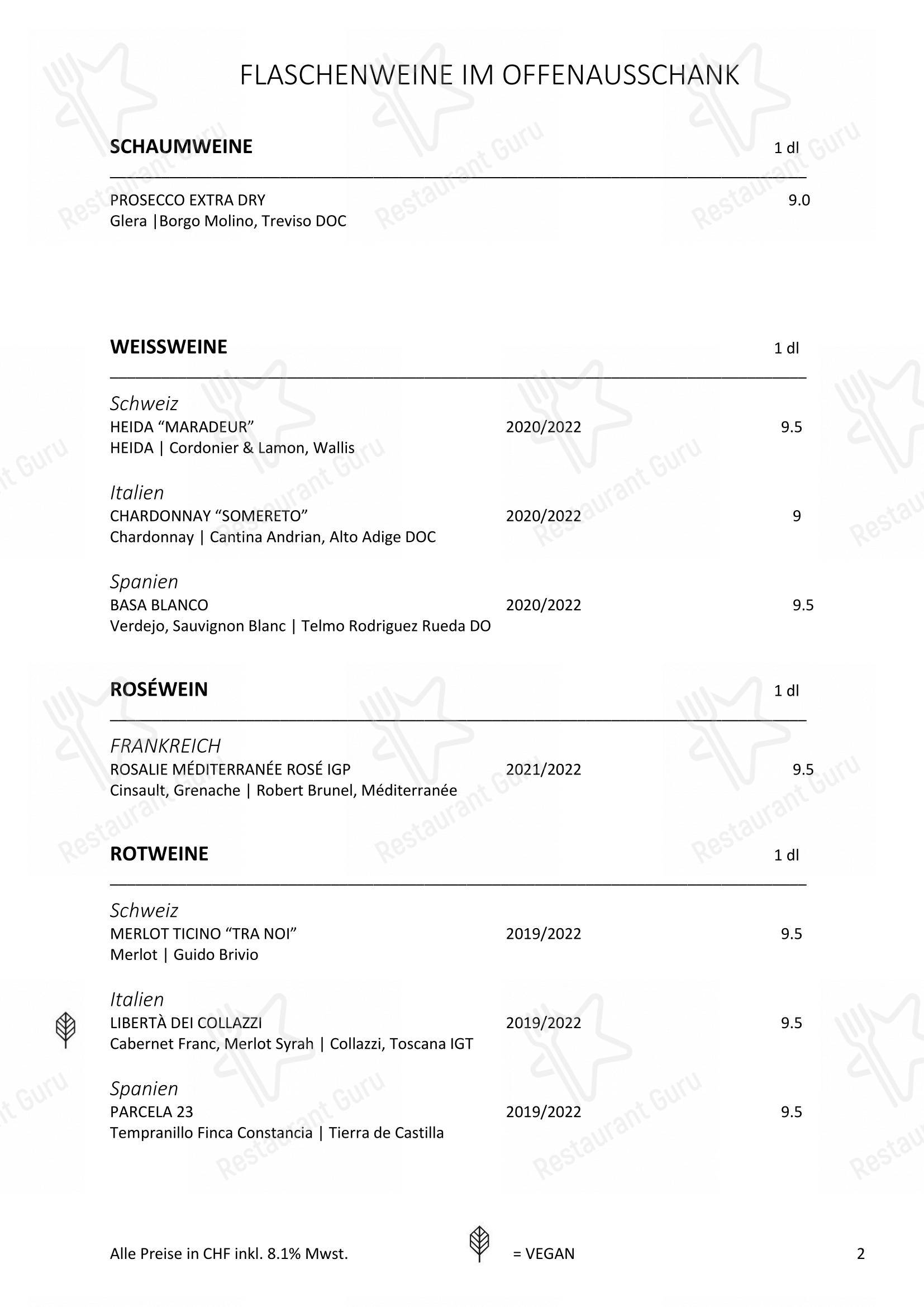 Menu di Henry's Restaurant Ihre Eventlocation - Основное меню