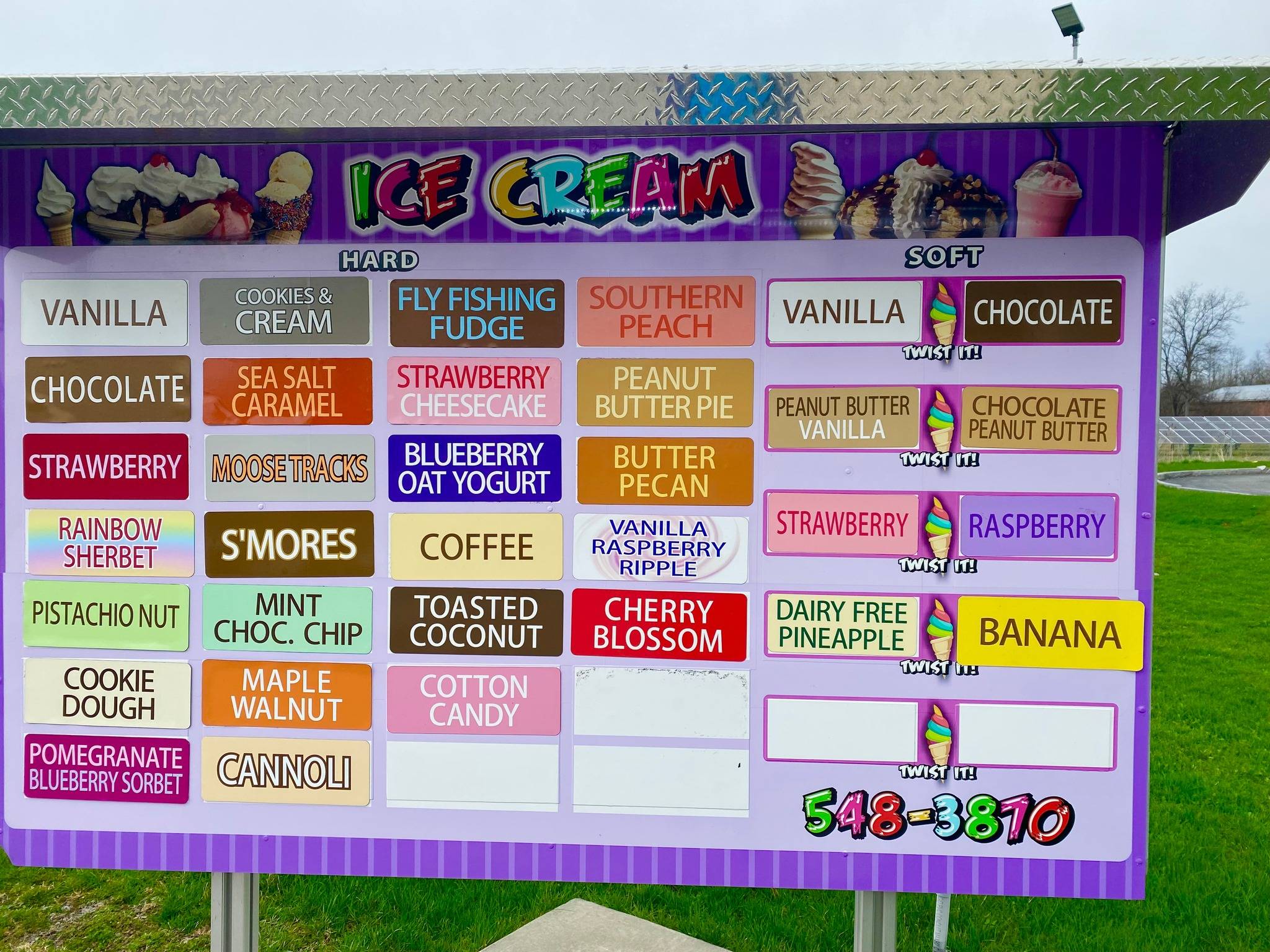 Menu at Henyo's Gooney Village restaurant, Phelps