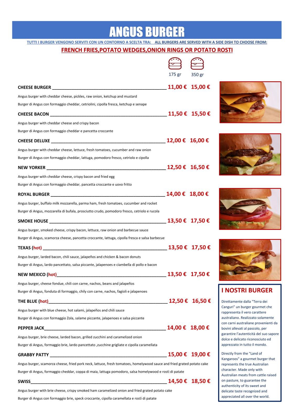 Menu di Homelywood Pub 