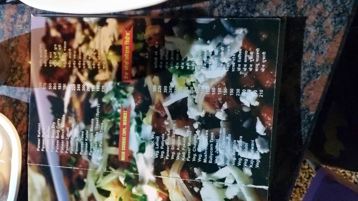 Hotel Aditi Pure Veg menu