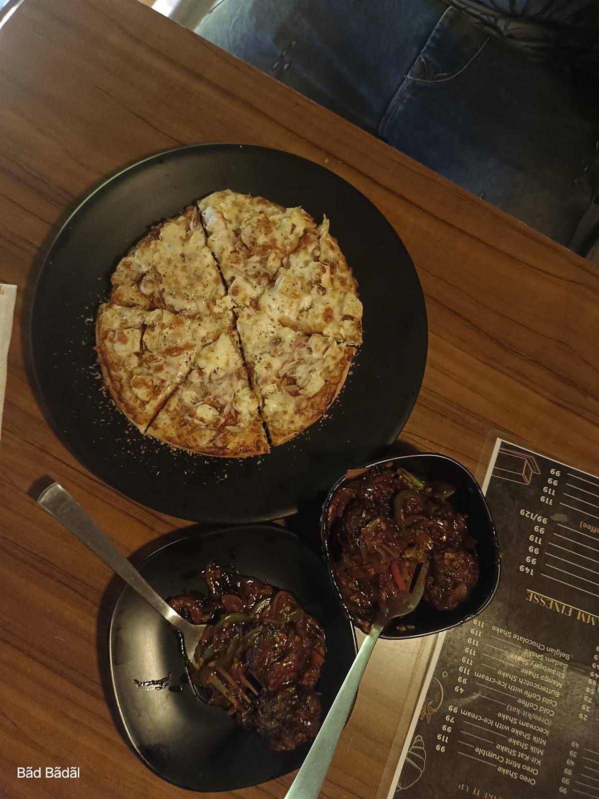 Hotel Babua menu