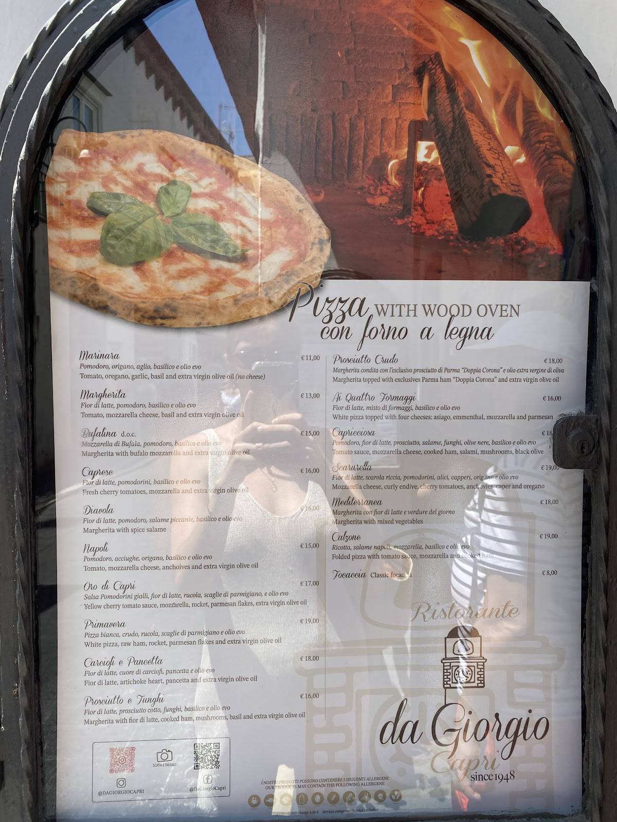 Menu di Ristorante Da Giorgio 