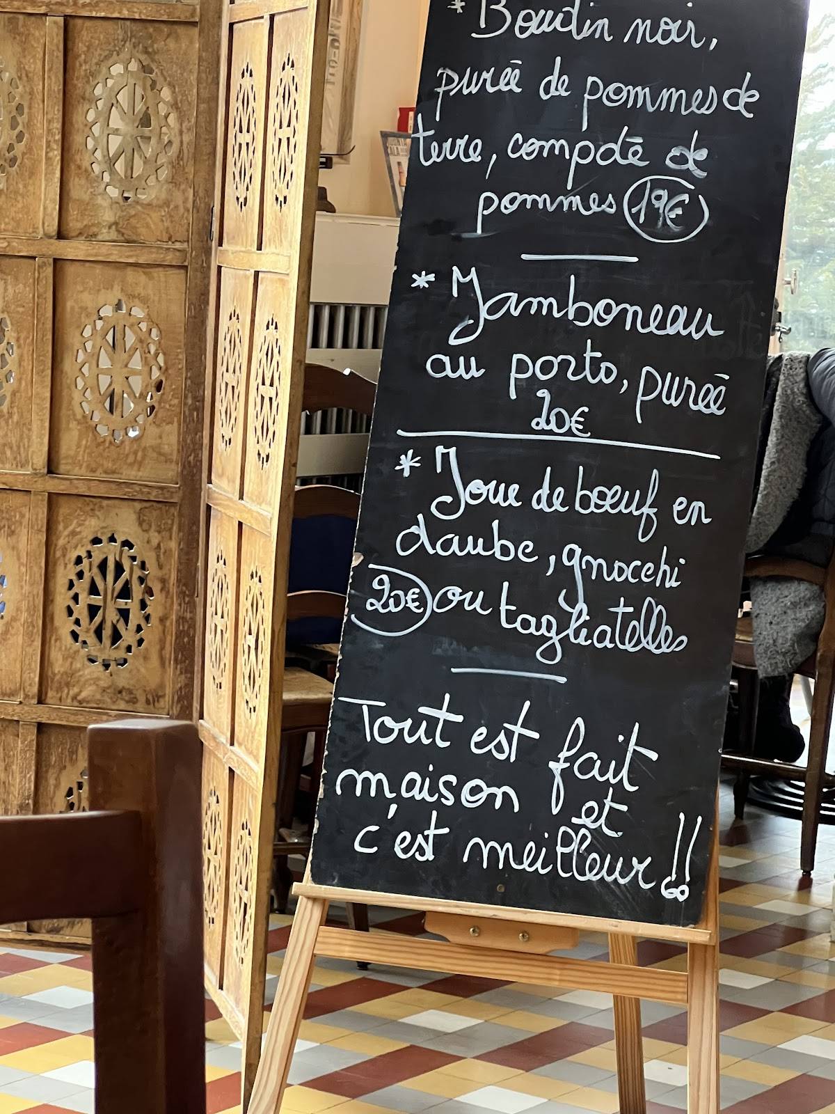 Menu de Hôtel Restaurant Pizzéria Le Vauban