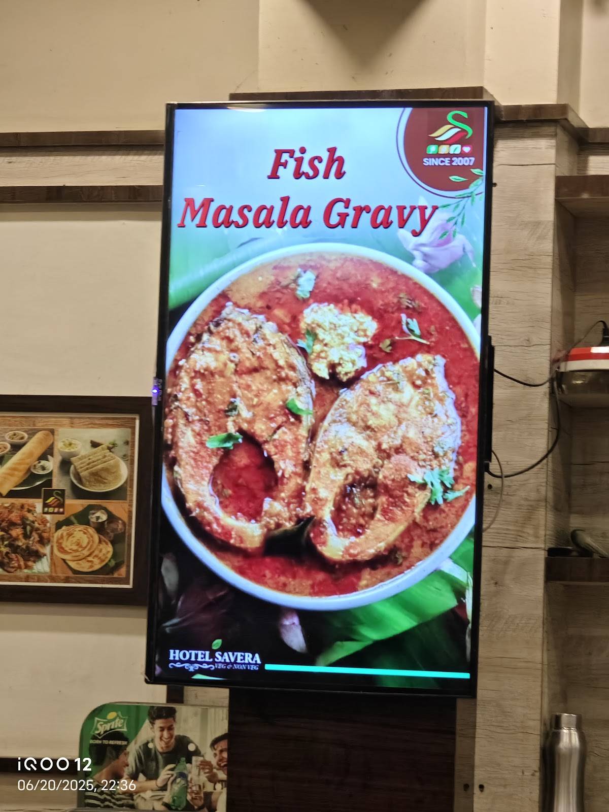 Hotel Savera(Ondipudur) menu