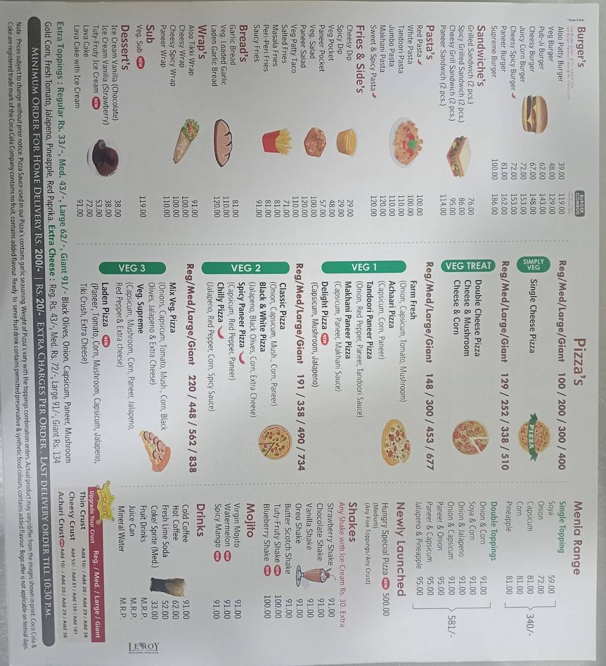Hungry Point - Batala menu