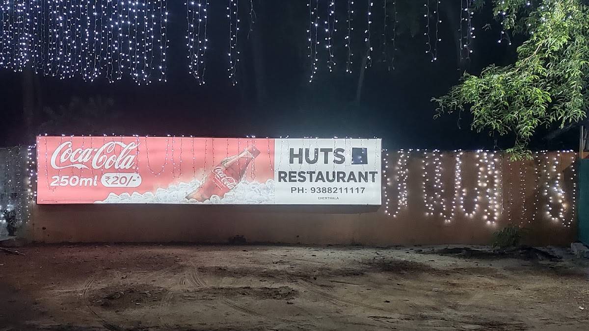 Huts Restaurant menu