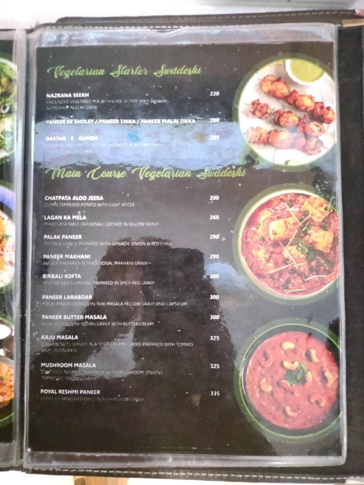 Indian Spice menu
