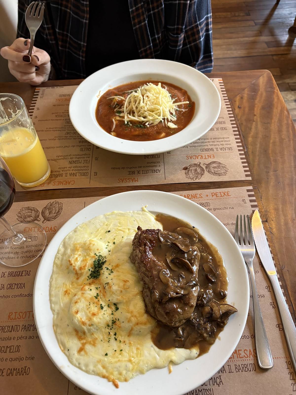 Il Barbuto Alameda cardápio