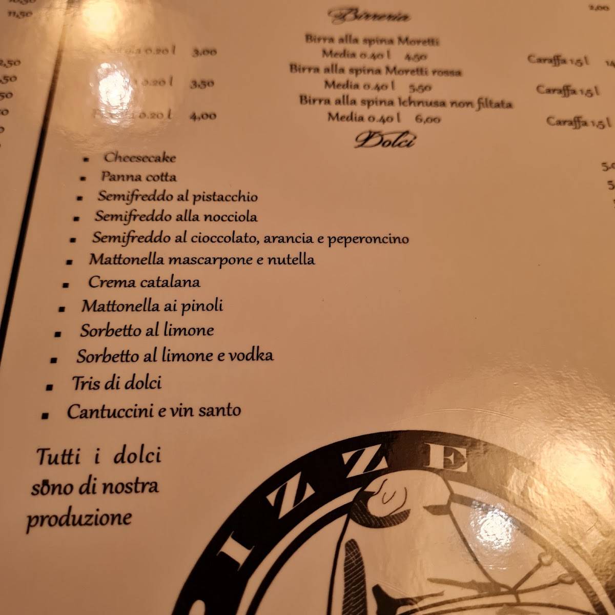 Menu di Il Cappellaccio 