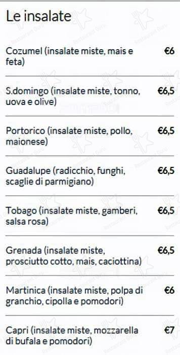 Menu de Il Focolare