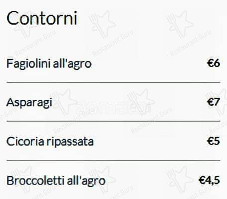 Menu de Il Focolare