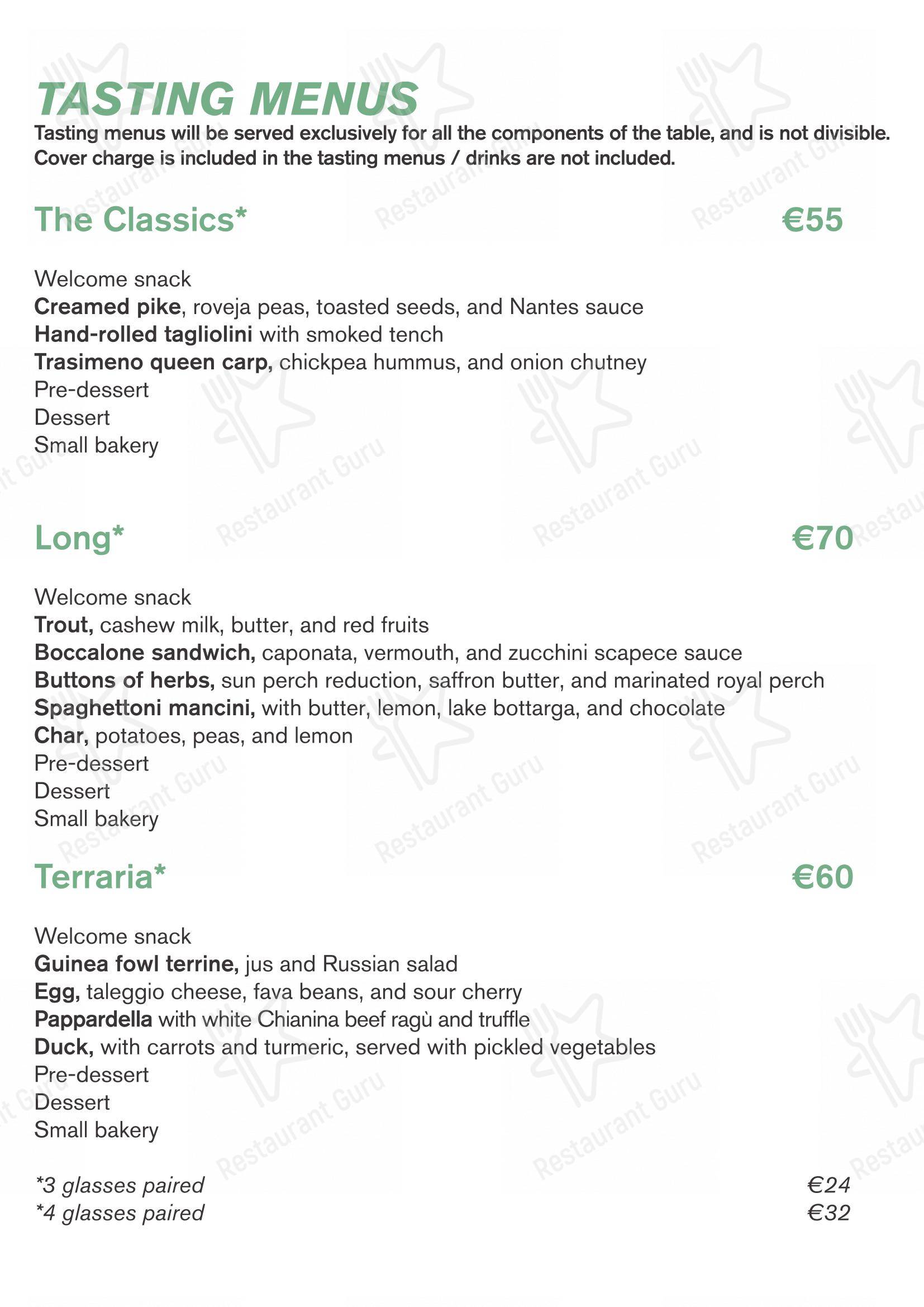 Menu di Il Molo Ristorante Enoteca - Menu bar