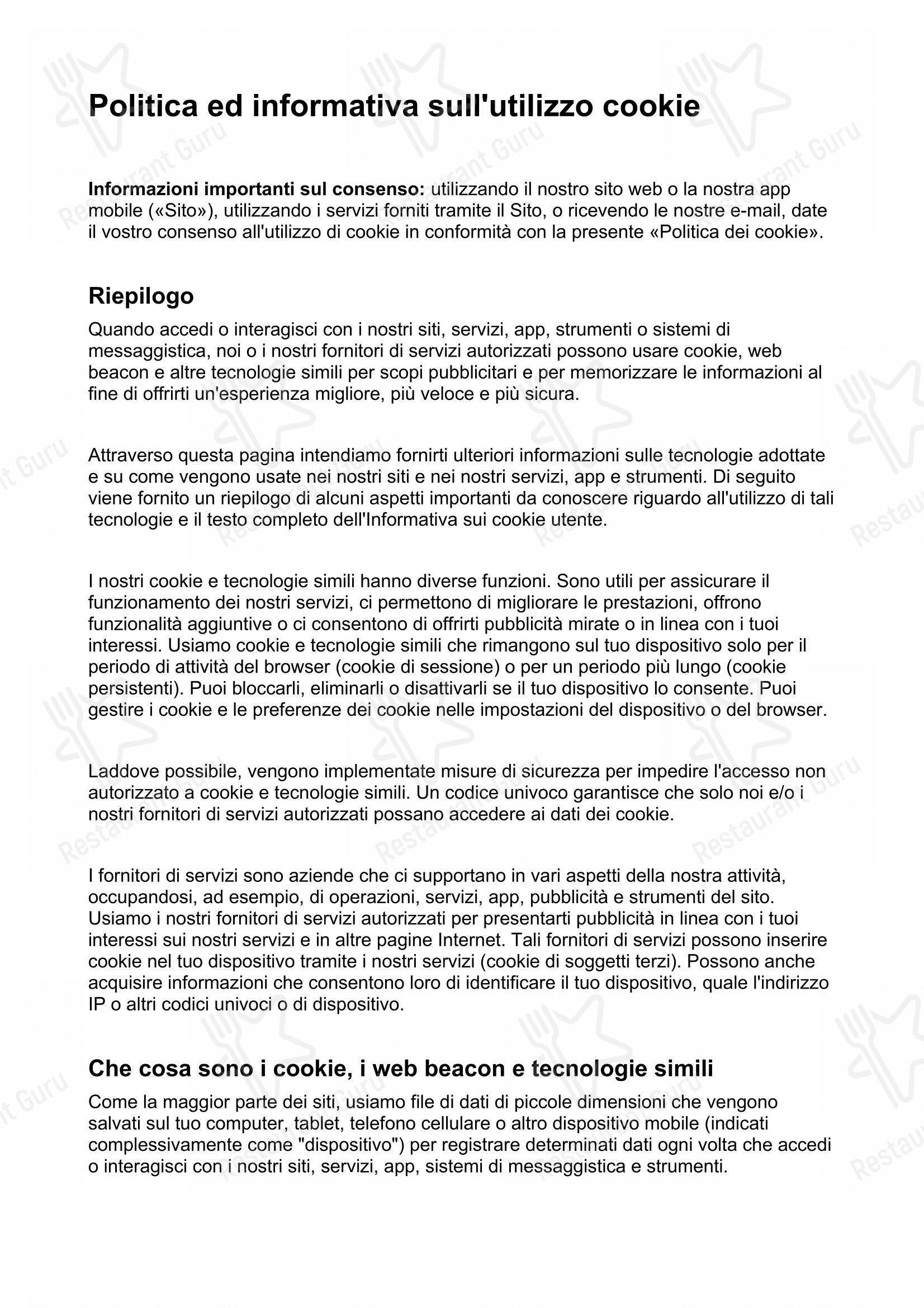 Il Timone - Ristorante di pesce in Torre A Mare - Menu bar