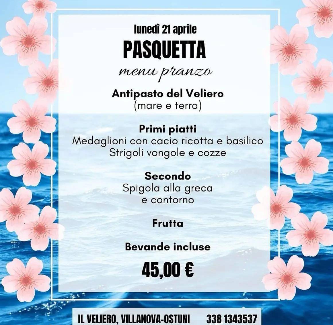 Menu di Il Veliero Ristorante - Pizzeria 